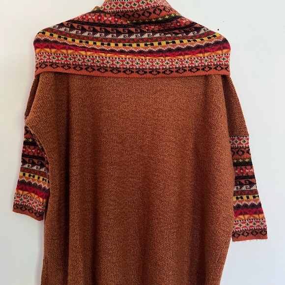 Brown Alpaca Peruvian Sweater size M/L - Picture 2 of 5